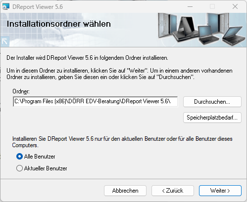 report_4 Installation DReport Viewer zum Drucken