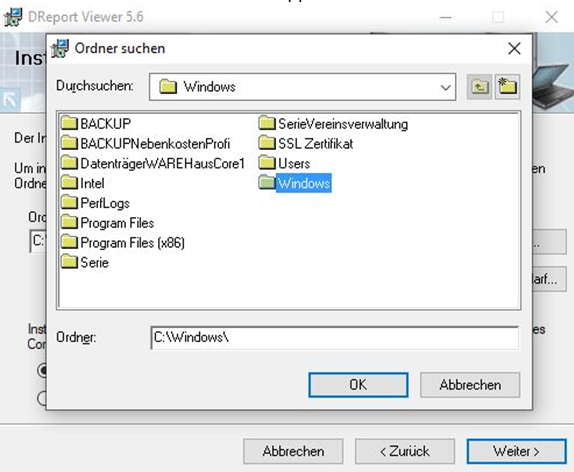 report_5 Installation DReport Viewer zum Drucken