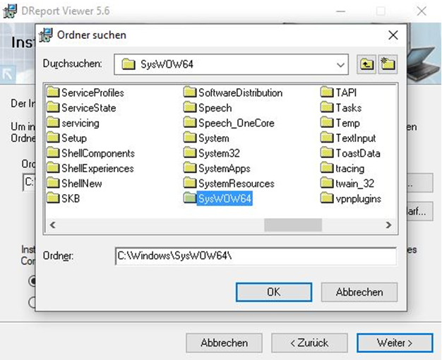 report_7 Installation DReport Viewer zum Drucken